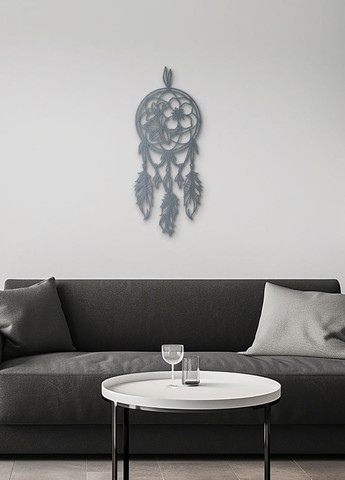 Настенный декор для дома, картина лофт "Цветочные сны", декоративное панно 70х28 см Woodyard (292113565)