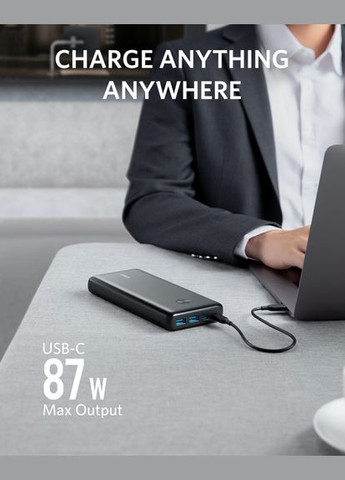 Зарядное устройство PowerCore III Elite 25600 mAh 87W (Black) Anker (278366735)
