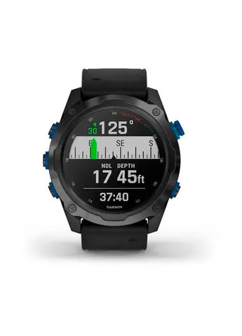 Смарт-часы Descent Mk2i/Descent T1 Bundle Titanium carbon gray DLC with black silicone band Garmin (359479395)