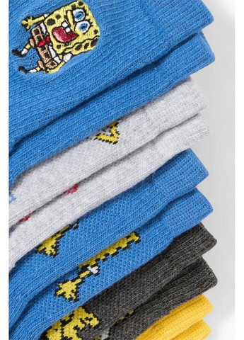 Комбіновані набір дитячих бавовняних шкарпеток 5 пар для хлопчиків різнобарвні (25101867) C&A персонажі демісезон (365777198)