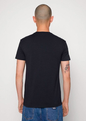 Темно-синя чоловіча футболка з коротким рукавом Antony Morato