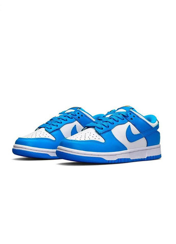 КРОССОВКИ ЖЕНСКИЕ NIKE DUNK LOW UNIVERSITY BLUE НАЙК ДАНК СИНИЕ No Brand синие демисезоны (391065789)