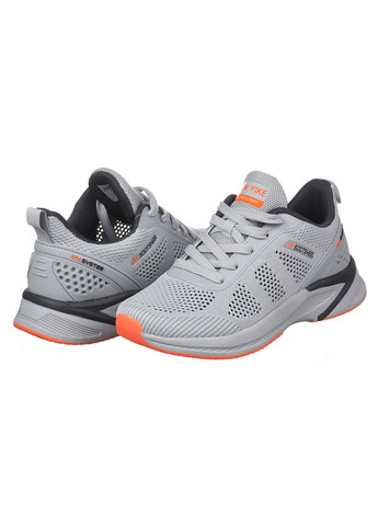 Кроссовки женские летние на шнуровке текстильные на высокой подошве повседневные для прогулок серые B173-7 Yike серые демисезоны (291984528)