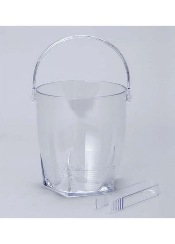 Пластиковое ведро для льда со щипцами Kitchen Master (338656782)