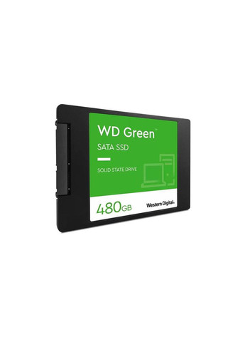 Накопитель SSD 480GB green 2.5" SATAIII TLC (S480G3G0A) зд диск внутренний WD (280877506)
