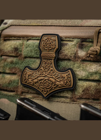 Нашивка Mjölnir Large PVC Coyote M-TAC (315047989)