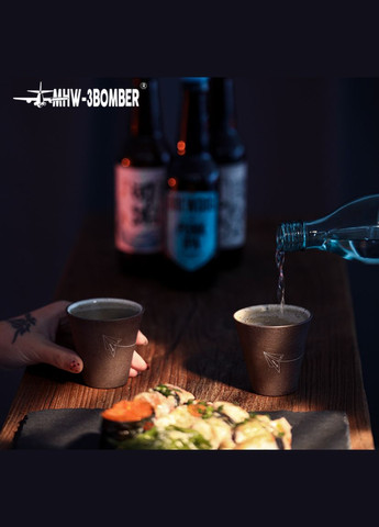 Чашка для кофе 3BOMBER Winter Cup 120мл Grey (C5091G) MHW-3BOMBER (317922307)