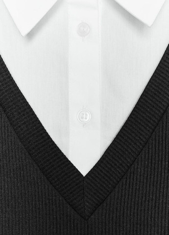 Комбінована сукня Zara однотонна