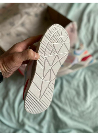 КРОССОВКИ ЖЕНСКИЕ NEW BALANCE 1974 BEIGE RED НЬЮ БЕЛАНС 1974 No Brand белые демисезоны (367169036)