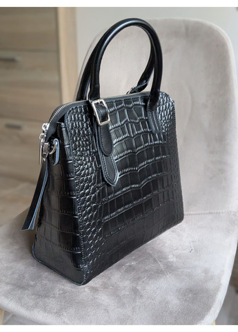 Кожаная сумка с фактурой рептилии Vishnya (362235925)