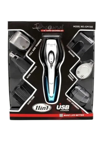 Машинка для стрижки Gemei GM-562 Стайлер 11 в 1 No Brand (402628830)