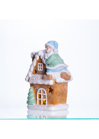 Новогодняя фигурка светильник фарфоровый домик с Санта-Клаусом интерьерный декор для дома праздничный декор Yiwu (370602371)