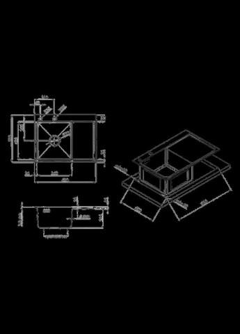 Комплект кухонной мойки Комплект кухонной мойки KRP Gebürstet-6350LHM Kroner (336938167)