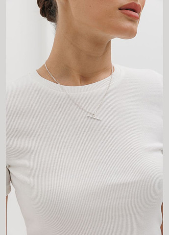 Жіноча футболка в рубчик Arjen - (294607022)
