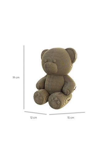 Картонний 3D конструктор " Teddy Bear" колір різнокольоровий CB-00275385 Cartonic (325814757)