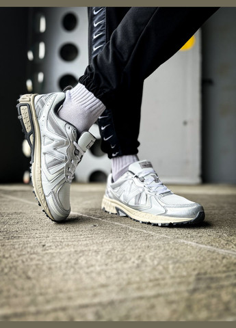 Серые всесезонные кроссовки мужские и женские new balance 410 v5 silver gray | нью беланс 410 v5 серебряные серые No Brand