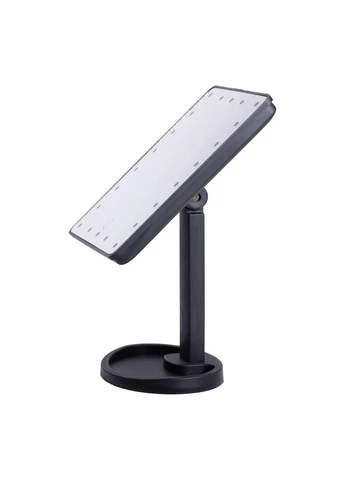 Настольное зеркало с подсветкой 22 LED пластик черное Yiwu (398093306)
