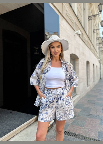 Жiночiй прогулянковий костюм синього кольору 33606 Fashion (338538234)