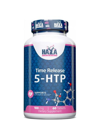 5-HTP Time Release 100 mg 60 Tabs Haya Labs (280916719)