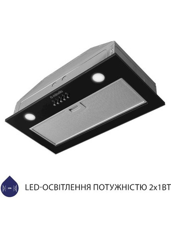 Вытяжка HBI 5262 BL GLASS 700 LED MINOLA (339086003)