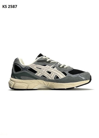 Сірі Осінні кросівки чоловічі asics gel-nyc gray асікс гель нюк No Brand