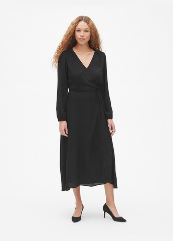 Черный демисезонный платье женское - платье ga0508w Gap