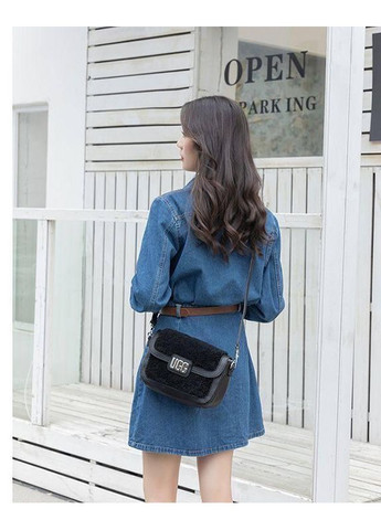 Стильна сумка УГГ чорна сумка, стильна сумочка UGG (366890472)