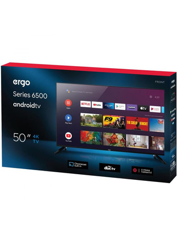 Телевізор 50GUS6500 Ergo (314981217)