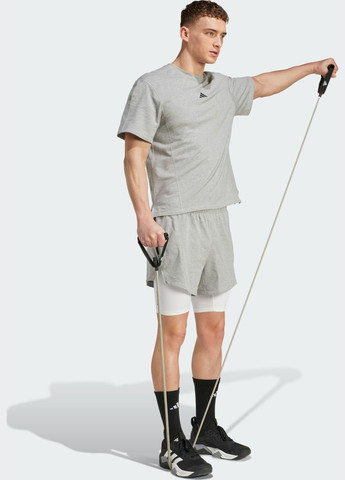 Серая футболка d4t x adidas