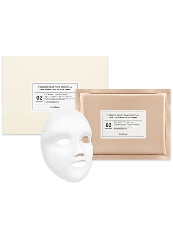 Ультратонка шовкова маска для обличчя з гамамелісом Premium Essential Skin Conditioner Silk Mask Dr. Althea (285813661)