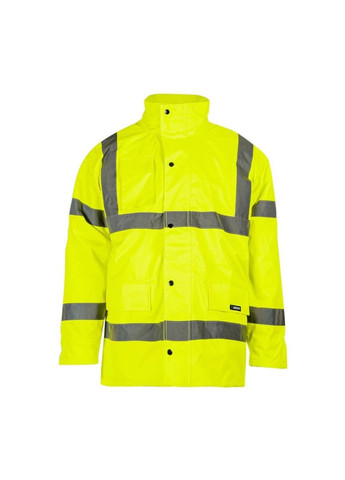 Жовта демісезонна робоча куртка-парка ipswich (, ) утеплена зі світлоповертаючими стрічками (25360) Sizam