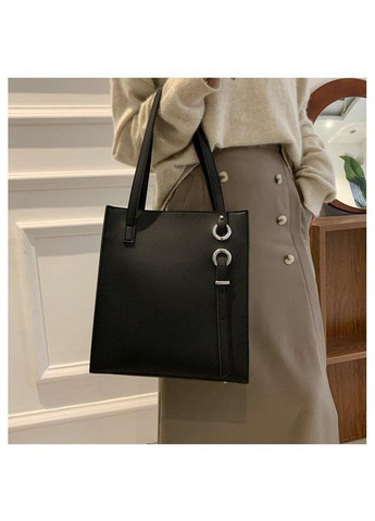 Сумка шопер женская черная (RN-189) No Brand (346493759)