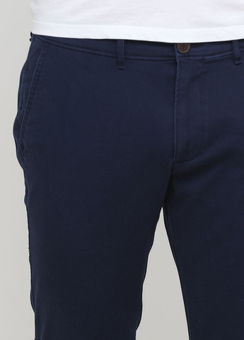 Темно-синие демисезонные брюки Abercrombie & Fitch