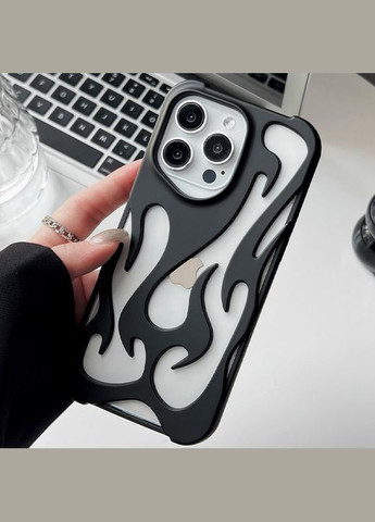 Чохол TPU WinFire для iPhone 16 Pro Max (6.9") Black No Brand (330781554)
