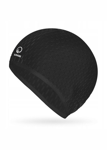 Шапочка для плавания Texture Black () TSUNAMI P-5905973401890 (348430957)