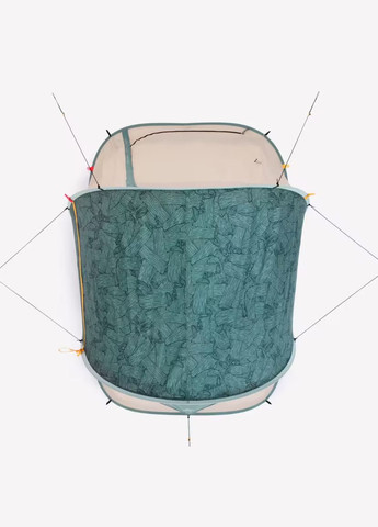 Швидкозбірний Туристичний Намет (Двомісний) ARPENAZ Водонепроникний Бежевий Quechua (335052947)