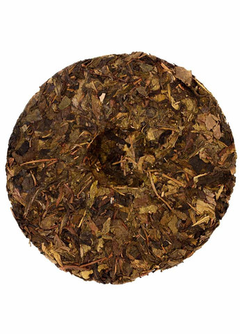 Шен Пу Эр Менку Золотой Лист Древнего Дерева, 2014 г. - млинець, 357 г No Brand (305196654)