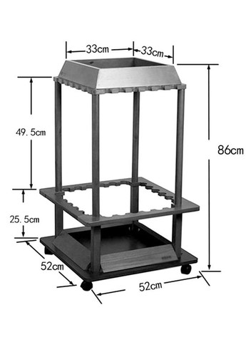Органайзер для удочек из дерева Ярылгач капучино (РЫБ-002709) No Brand (328909026)