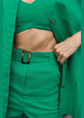 Комплект жіночий лляний "Alessandra" зелений Intruder (325471098)