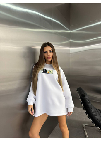 Лонгслів із трьохнитки на флісі — ЗАМІР В ОПИСІ DK/DL Мода без кордонів (369899613)