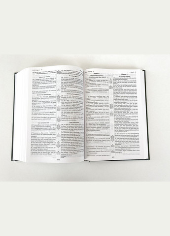 Паралельна українсько-англійська Біблія (Огієнко-NASB). Тверда палітурка, чорна Українське Біблійне Товариство (356511324)