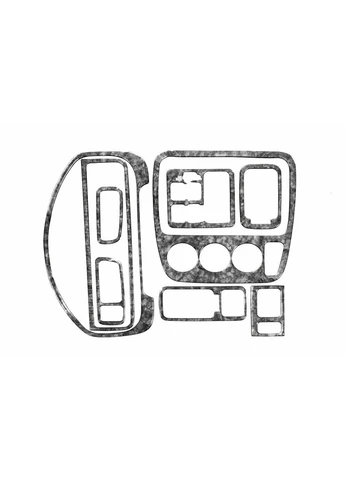 Декор на панель Дерево для Honda CRV 1996-2001 рр Meric (390303347)