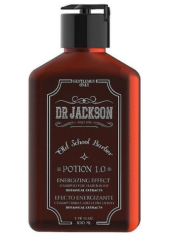 Шампунь для волос и тела "Зелье" Gentlemen Only Potion 1.0 Energizing Effect Shampoo 100ml (2-1082575) Dr Jackson (369796897)