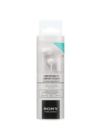 Гарнитура MDR-EX15AP White Sony (365756037)