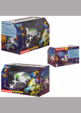 Машинка Off-Road Monster Трюковый вездеход на радиоуправлении белый с зеленым (532.02.49) OTAMANKO (342715962)