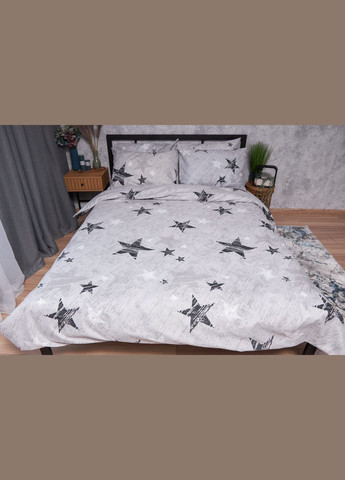 Комплект постельного белья Микросатин Premium «» семейный 143х210х2 наволочки 4х50х70 (MS-820002396) Moon&Star starlight (286762524)