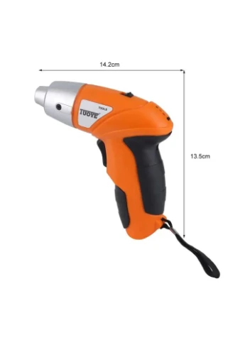 Мини шуруповерт Tuoye Cordless Screwdriver с двумя битами (4_00085) No Brand (395879582)