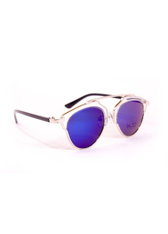 Солнцезащитные зеркальные женские очки 9010-4 BR-S (291984179)