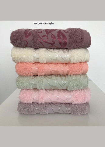 Cestepe набор полотенец vip cotton - yesim 70*140 (6 шт) комбинированный производство -