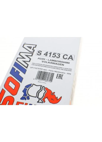 Фильтр салона Audi A6 04-11 (угольный) (к-кт 2 шт.) S 4153 CA UA63 Sofima (347157473)